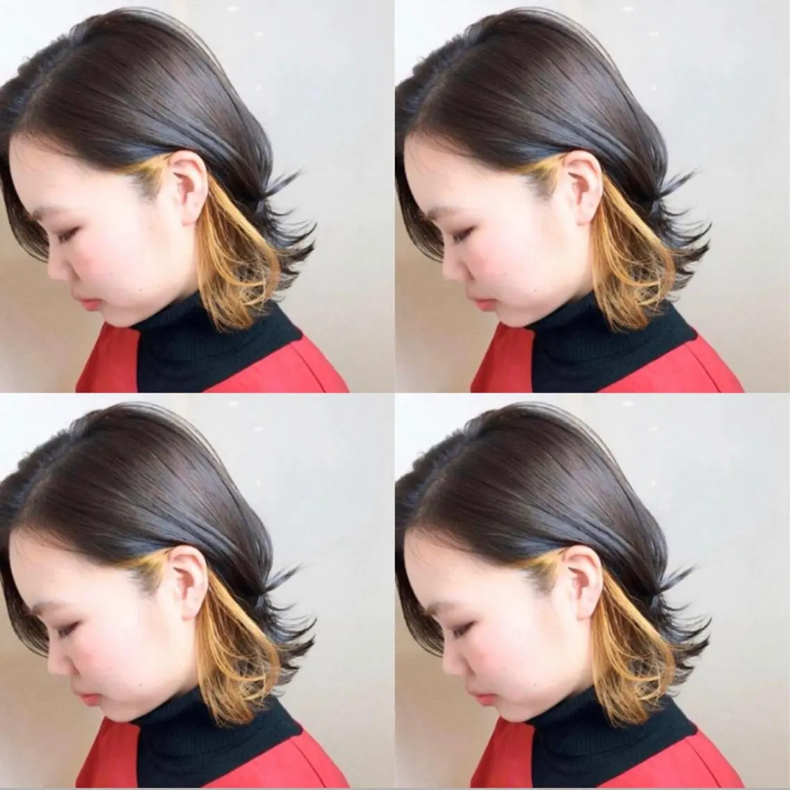ショート カラー インナーカラー レイヤー×艶髪特化 マネージャー安藤光司のヘアスタイル