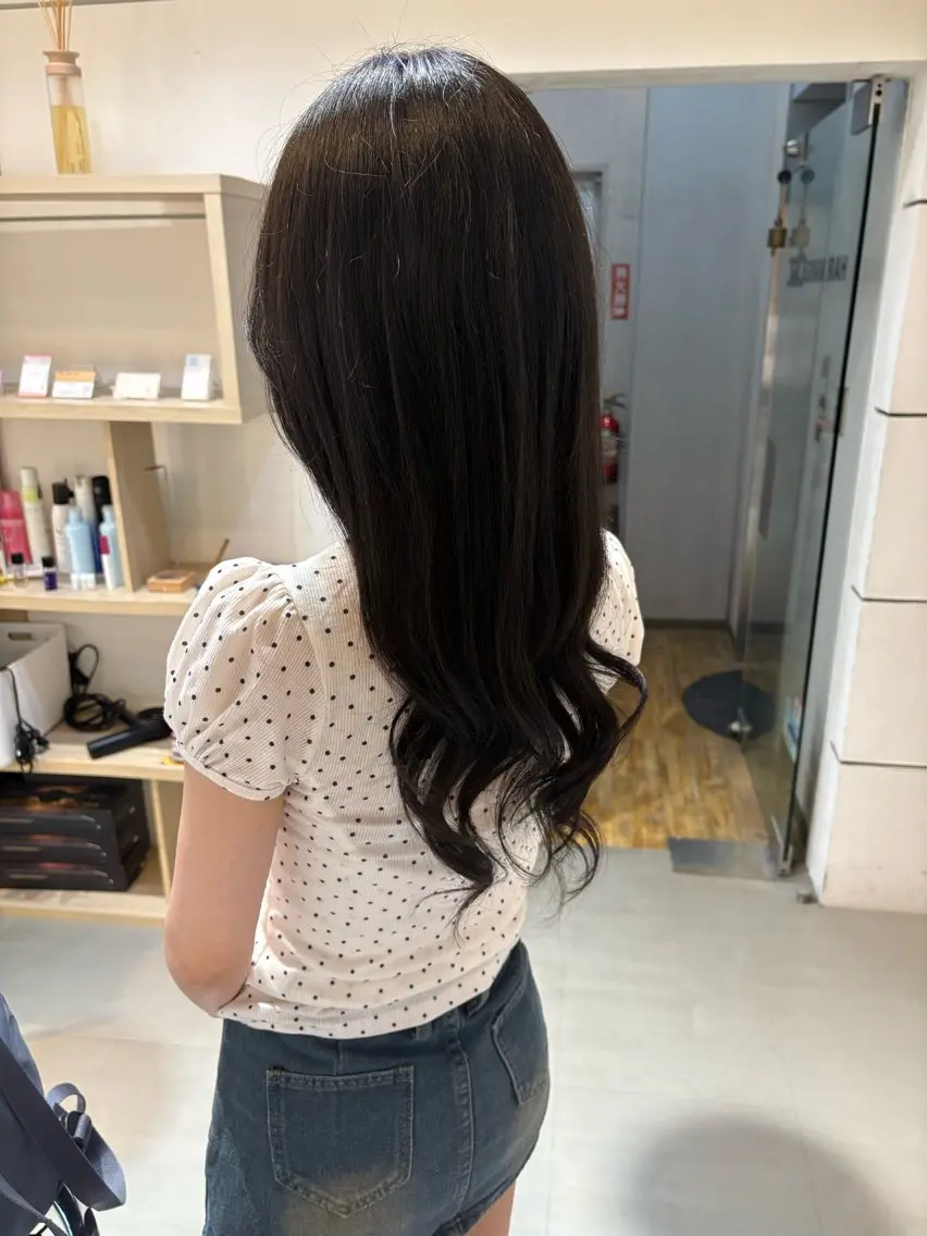 ロング エクステ ロング エクステ chic  有山 美瑠のヘアスタイル
