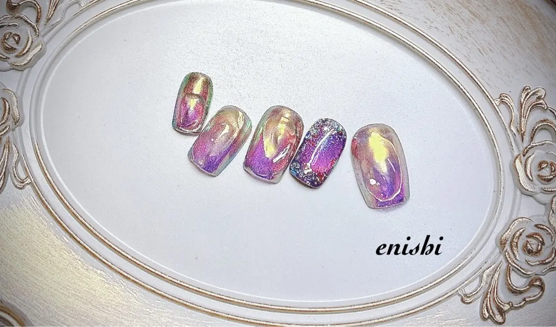 ショート ハンドネイル Nail Salon enishiのネイルデザイン