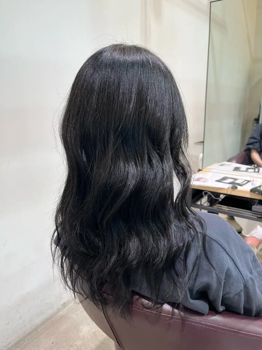カラー 黒髪 ヘアカラー GRANDEUR 🍓Saya🍓のヘアスタイル