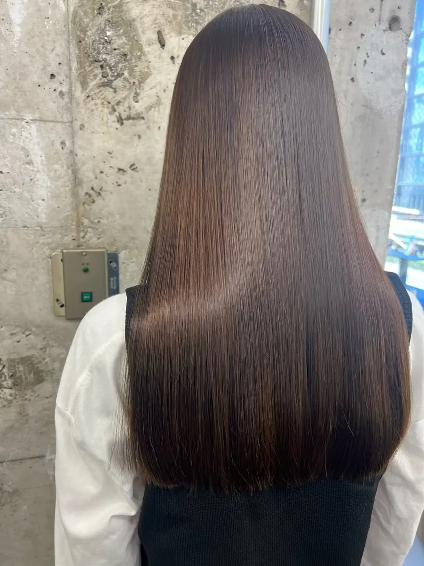 ロング 髪質改善 縮毛矯正 カット トリートメント 【ネウィ天王寺 】seiyaのヘアスタイル