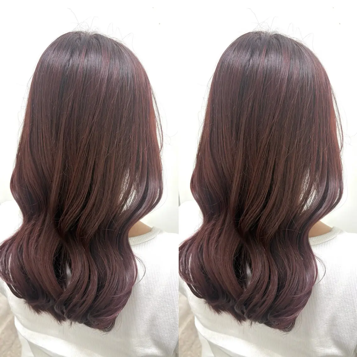 ロング 韓国風骨格カット 艶カラー🩶髙林夏美のヘアスタイル