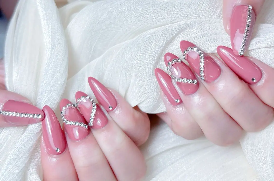 ネイル ハンドネイル M 🌷Nail 長さだし専門店のネイルデザイン