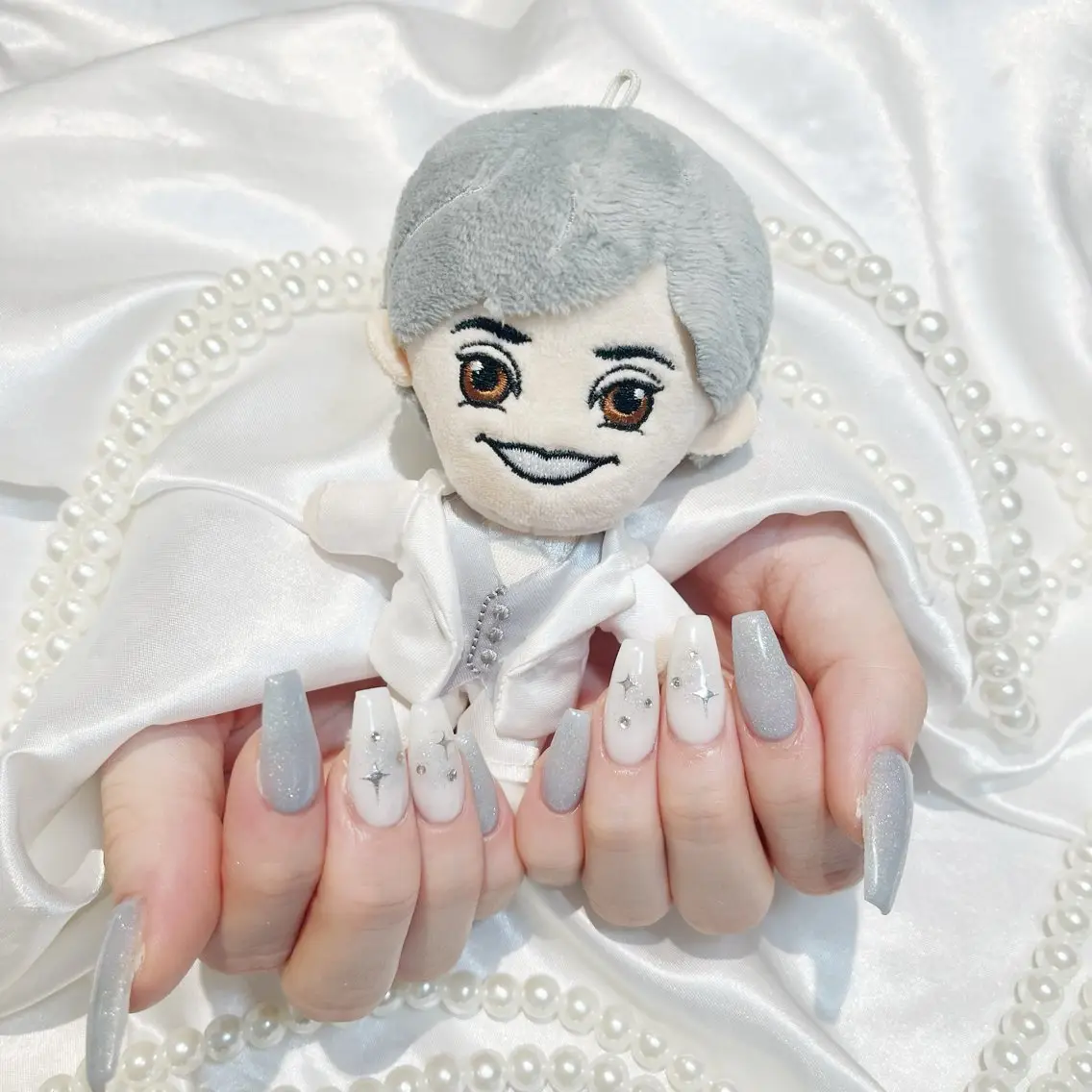 【Jr.】HAND⭐️オフなし⭐️チップ長さだし10本 定額韓国ワンホンシンプルコースの写真