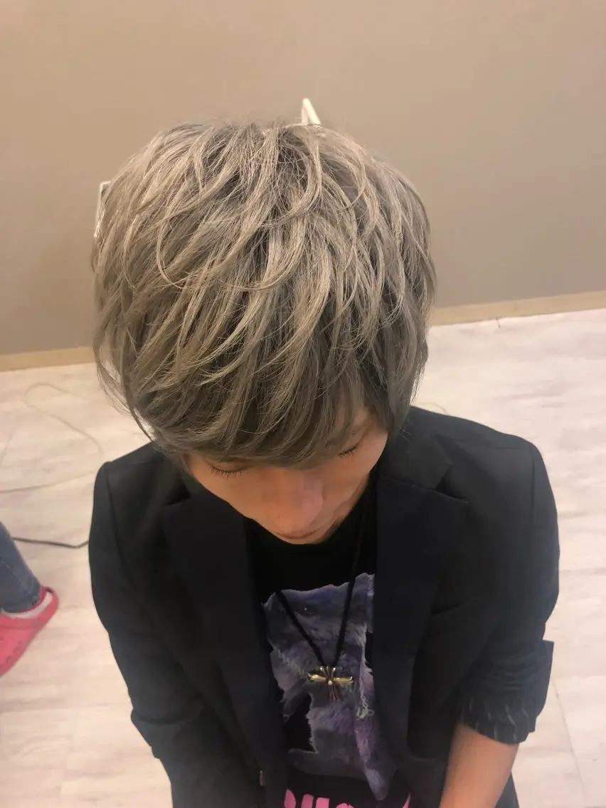 メンズ ヘアセット SALOWIN高崎店 /湯浅泳作のヘアスタイル