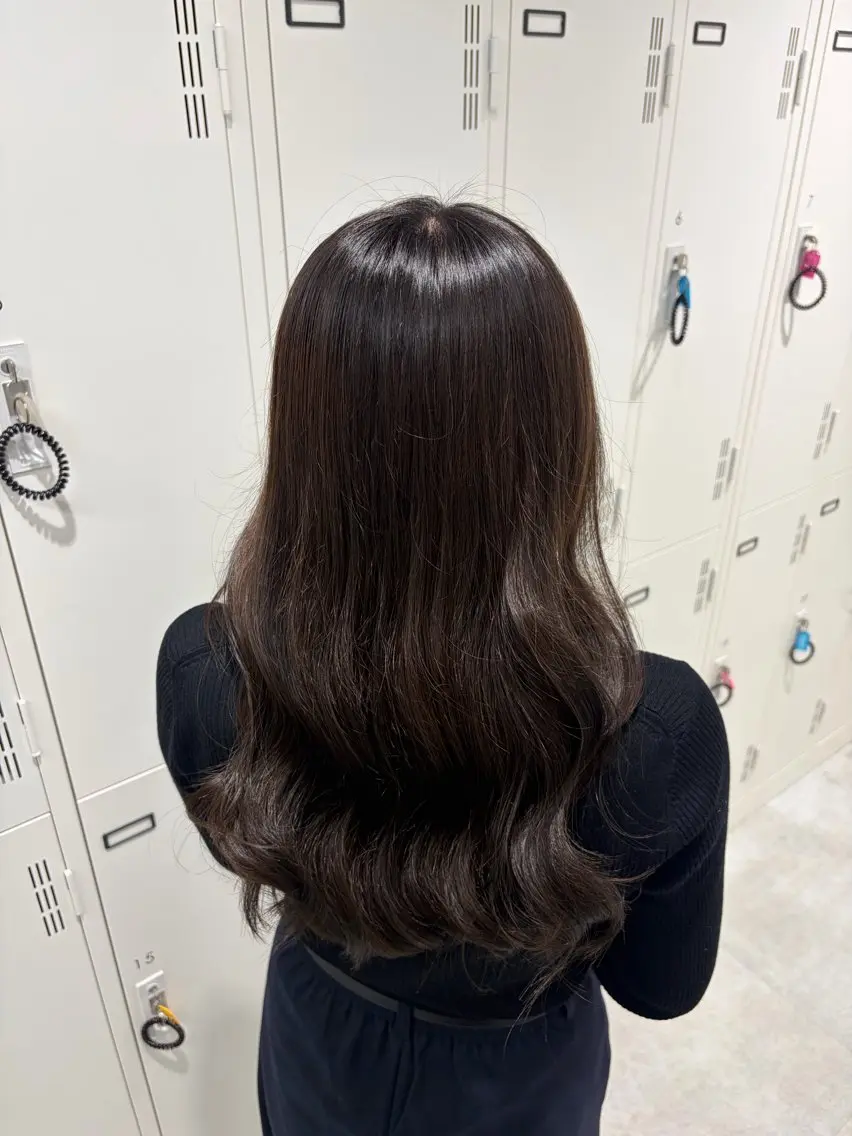 セミロング ヘアカラー トリートメント 💗透明感カラー🫧 Ruka🎀のヘアスタイル