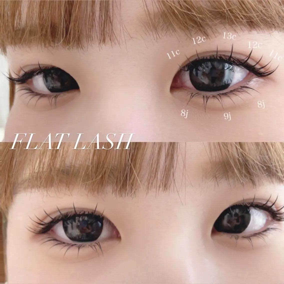 マツエク・マツパ フラットラッシュ eyelash Romyのマツエク・マツパデザイン
