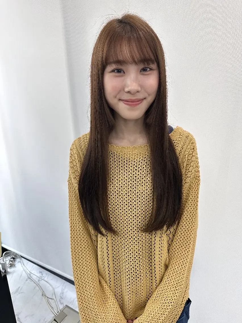 ロング カラー ヘアアレンジ ❇️安達 優心❇️ レイヤー/艶髪特化のヘアスタイル