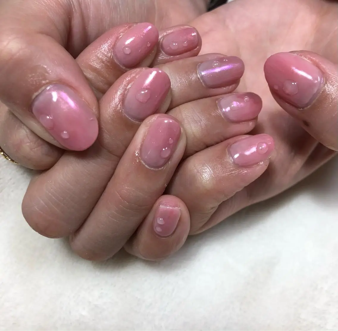 ネイル ミラーネイル 持ち込み ニュアンスネイル 春ネイル nails 🎀meのネイルデザイン