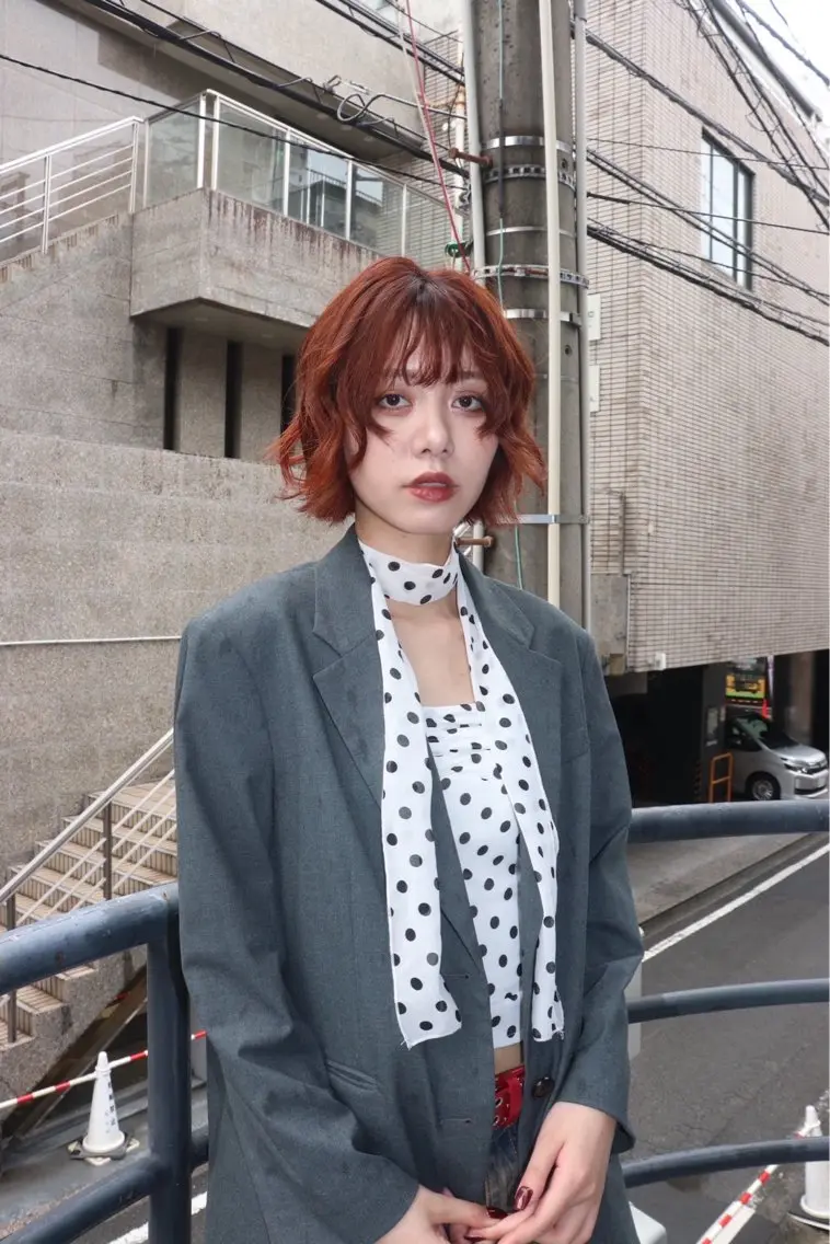 ブリーチなしダブルカラー✨️➕髪質改善トリートメント付の写真