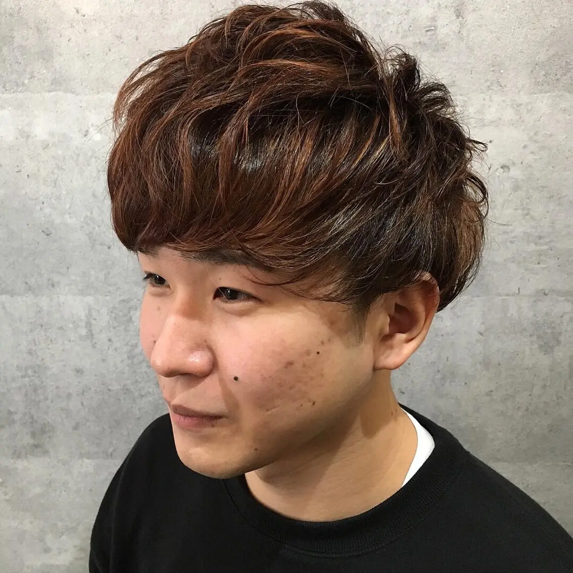 メンズ マッシュ 田中 裕也のヘアスタイル