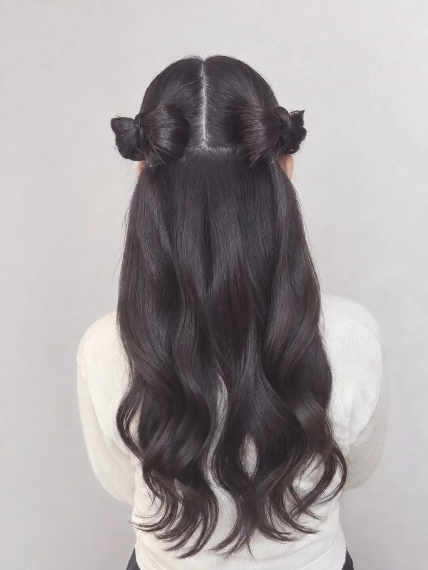 ロング 推し活アレンジ🎀 艶カラー¦nanoのヘアスタイル