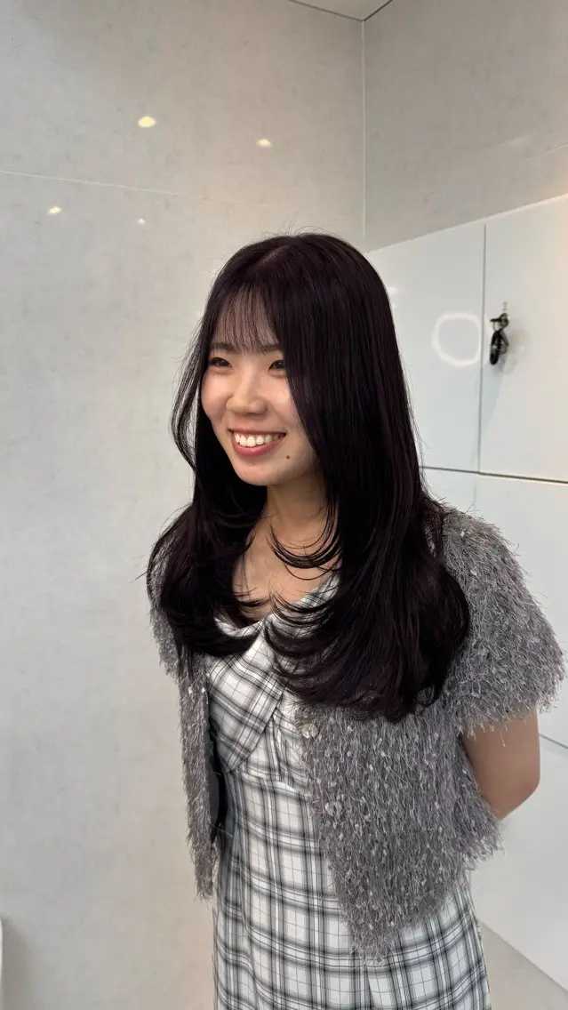 ロング カット ヘアカラー 【ALEAP】 coconaのヘアスタイル