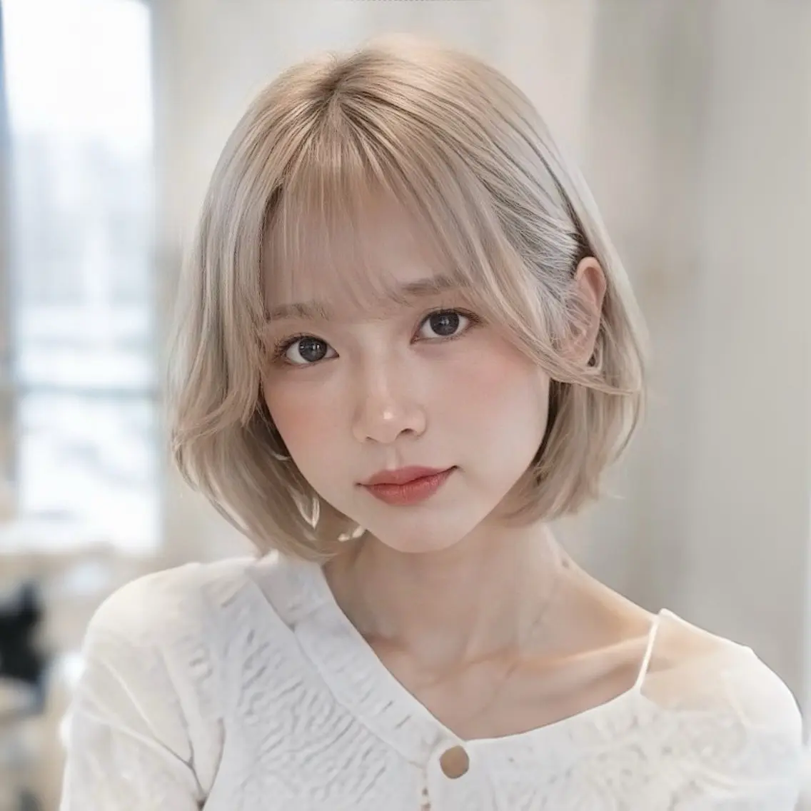 ショート 縮毛矯正/レイヤー/ 前髪カット/おばかんのヘアスタイル
