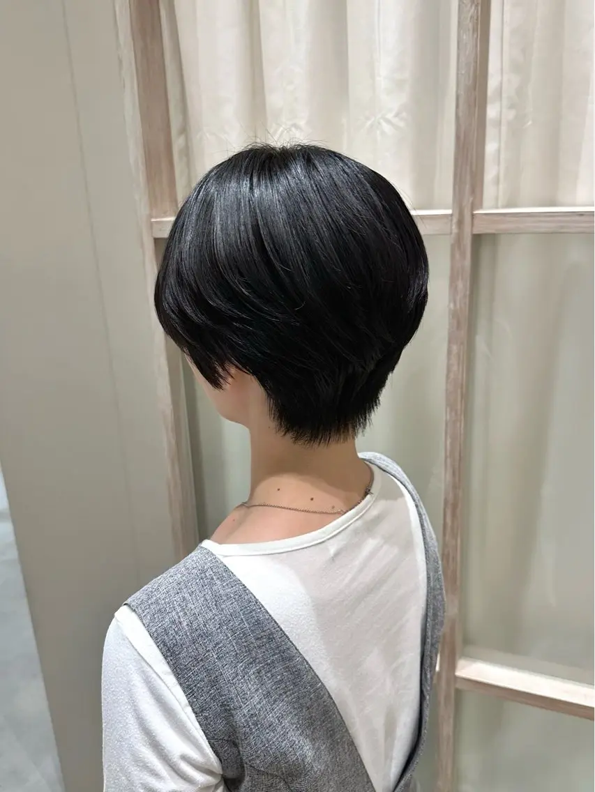 ショート くびれヘア ショートヘア N,SOL / 岩上 新大のヘアスタイル