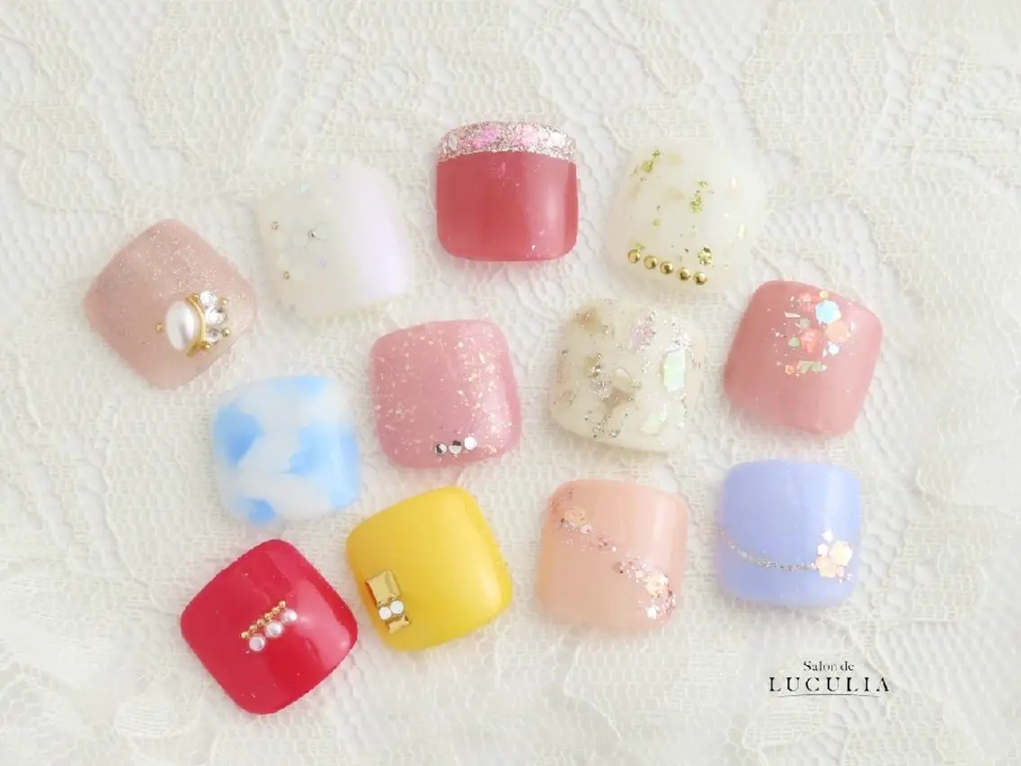 ネイル フットネイル LUCULIA 西本のネイルデザイン