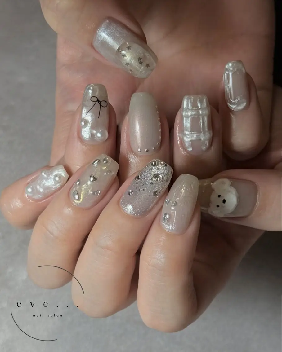 ネイル ニュアンスネイル ハンドネイル nail salon eve...のネイルデザイン
