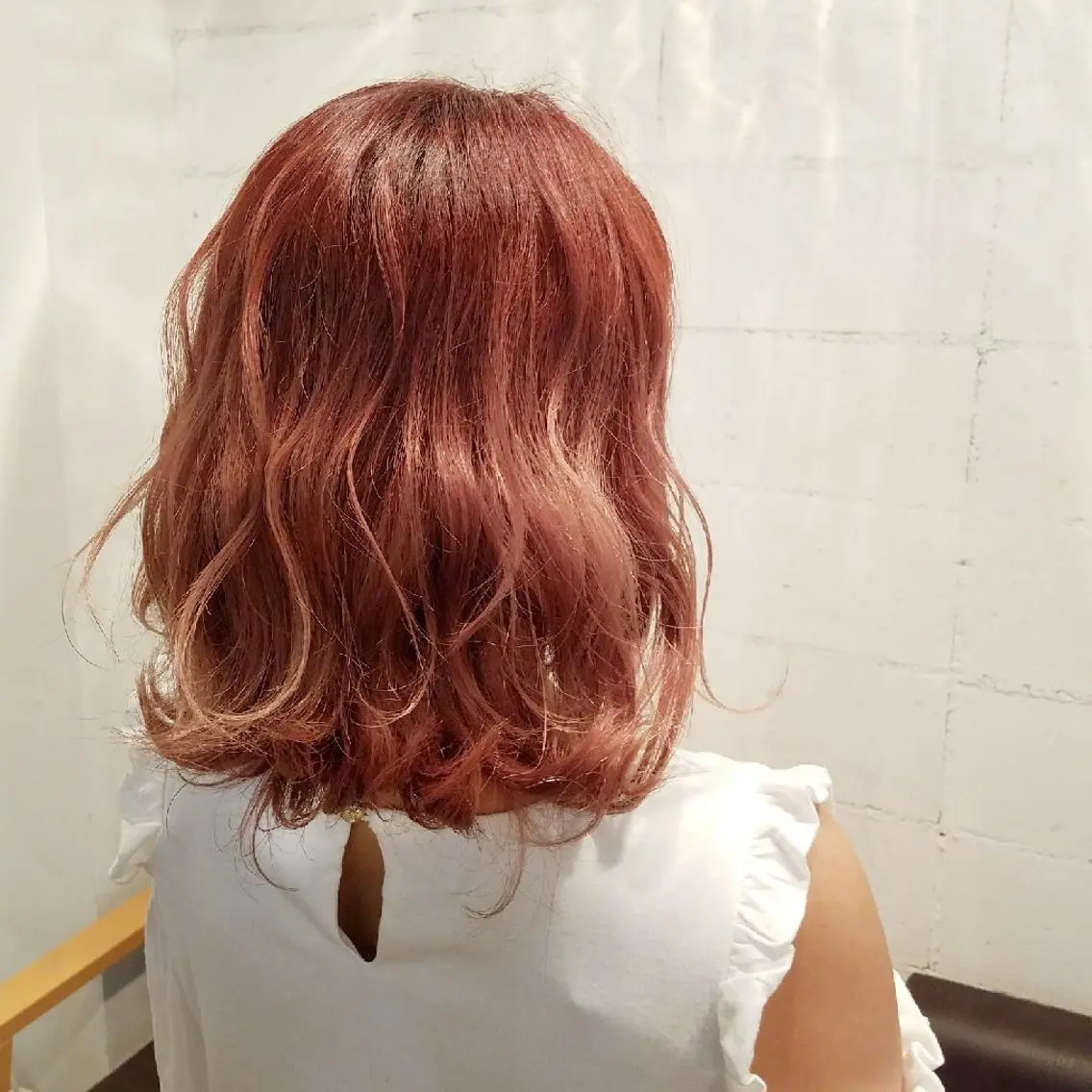 ミディアム カラー くわやま まさきのヘアスタイル