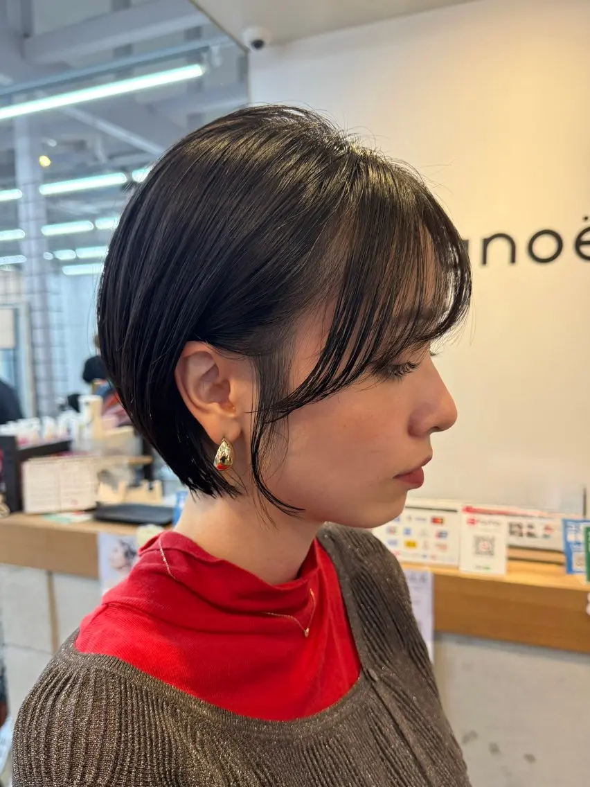 ショート 小顔カット カノエ松江学園店 /佐々木サリナのヘアスタイル
