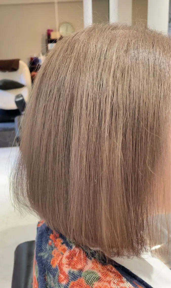 ショート カラー NINE+/代表 ブリーチ特化型サロンのヘアスタイル