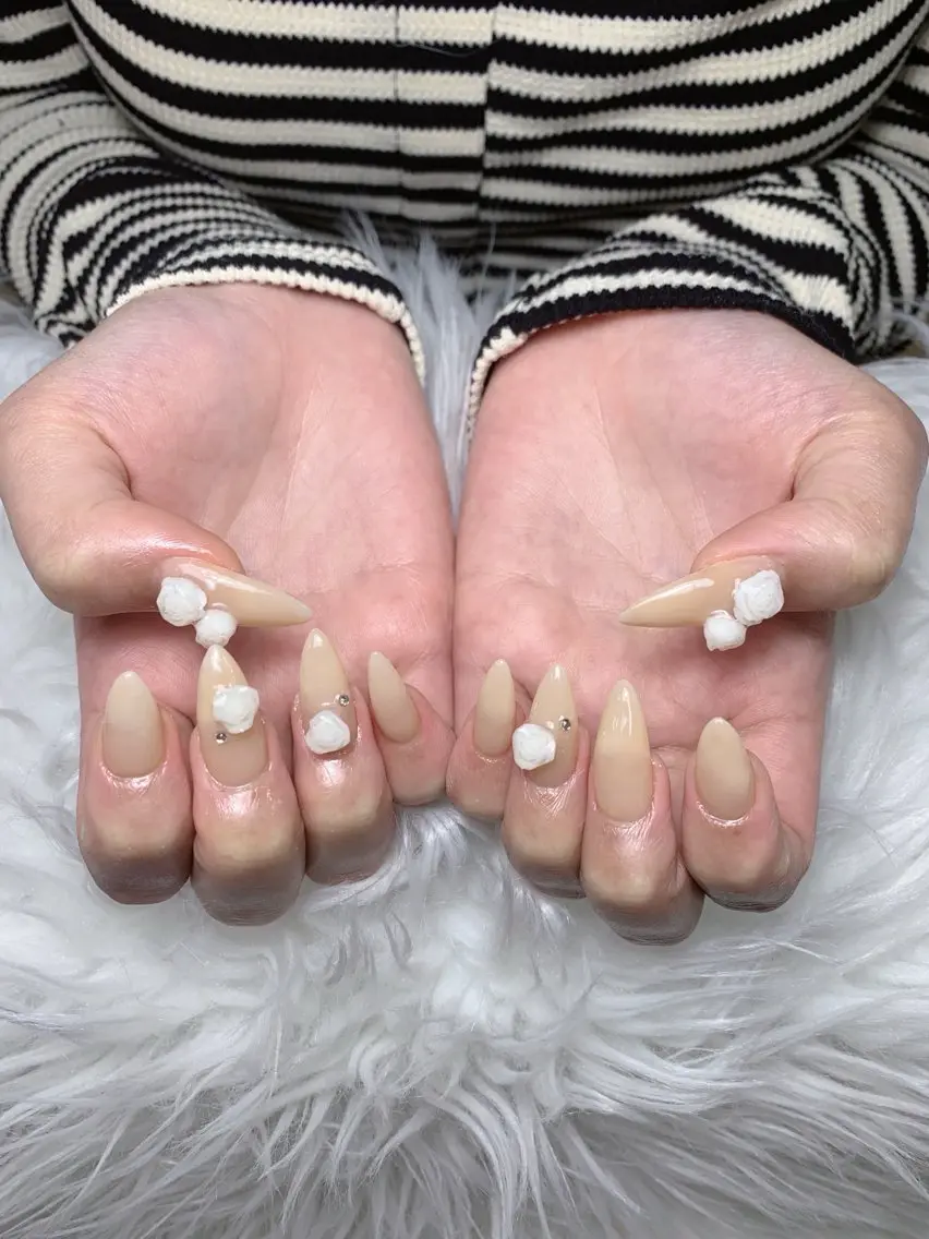 ネイル アートネイル ジェルネイル マグネットネイル ニュアンスネイル シンプルネイル ハンドネイル Ryu Nail NekoChanのネイルデザイン