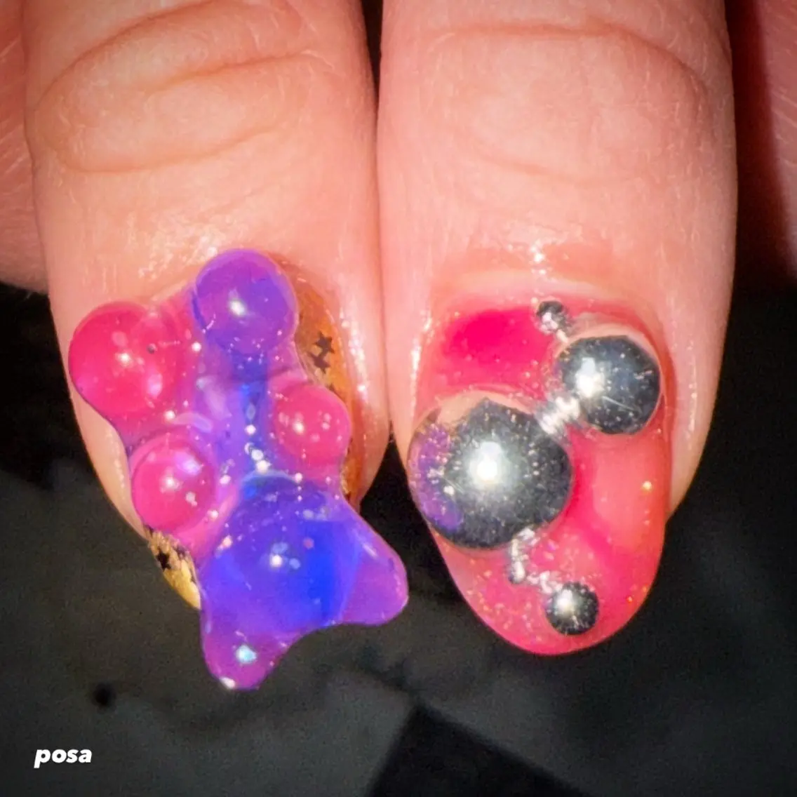 ネイル シンプルネイル ハンドネイル posa nail モエミのネイルデザイン