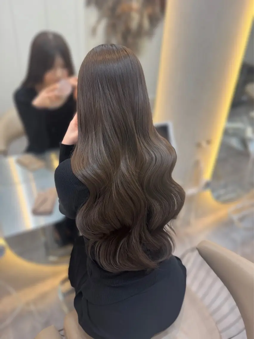 ロング 韓国トレンド💓 阿部あんじゅのヘアスタイル
