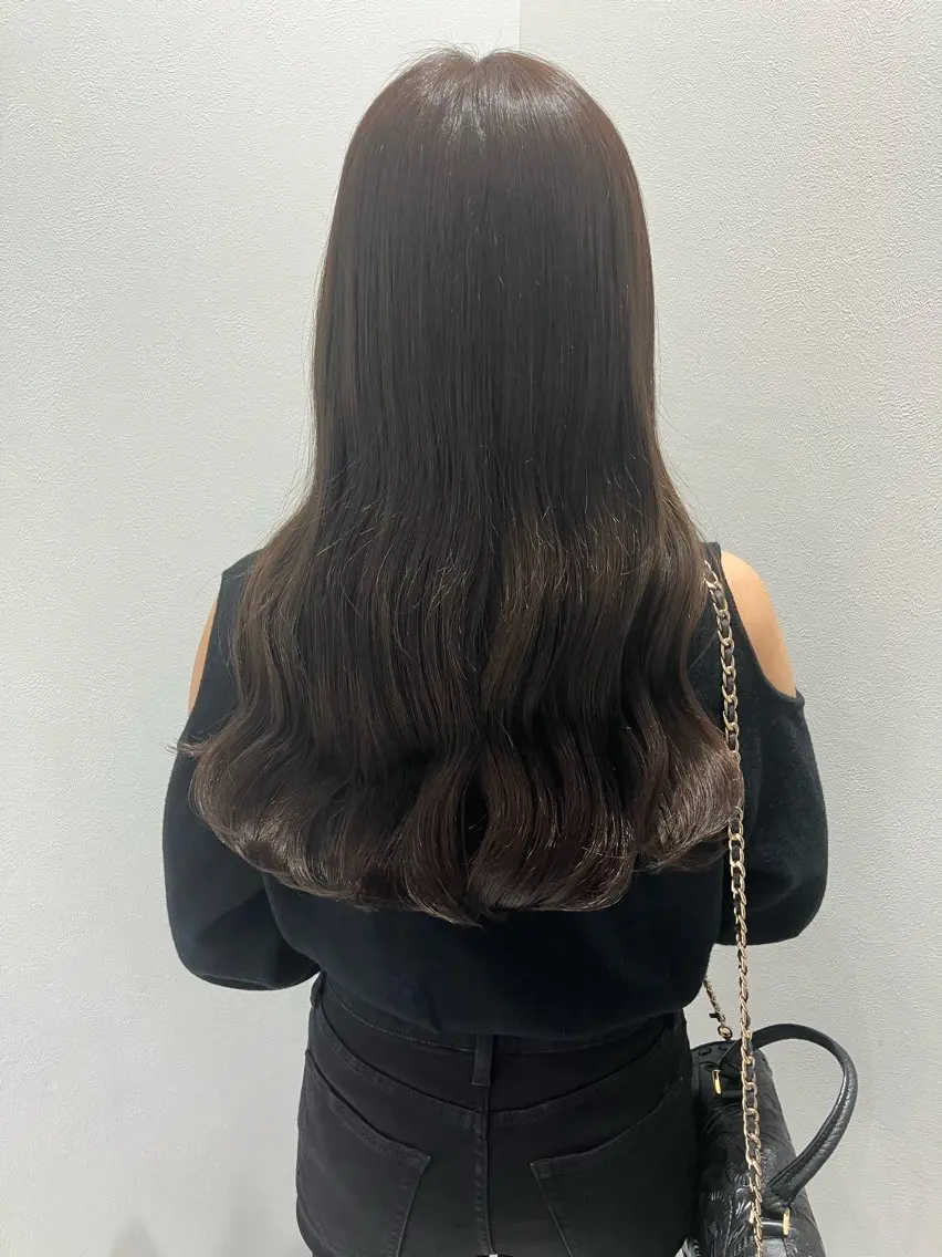 ロング カラー ヘアアレンジ 💓色落ちまで綺麗な 垢抜けカラー💓のヘアスタイル