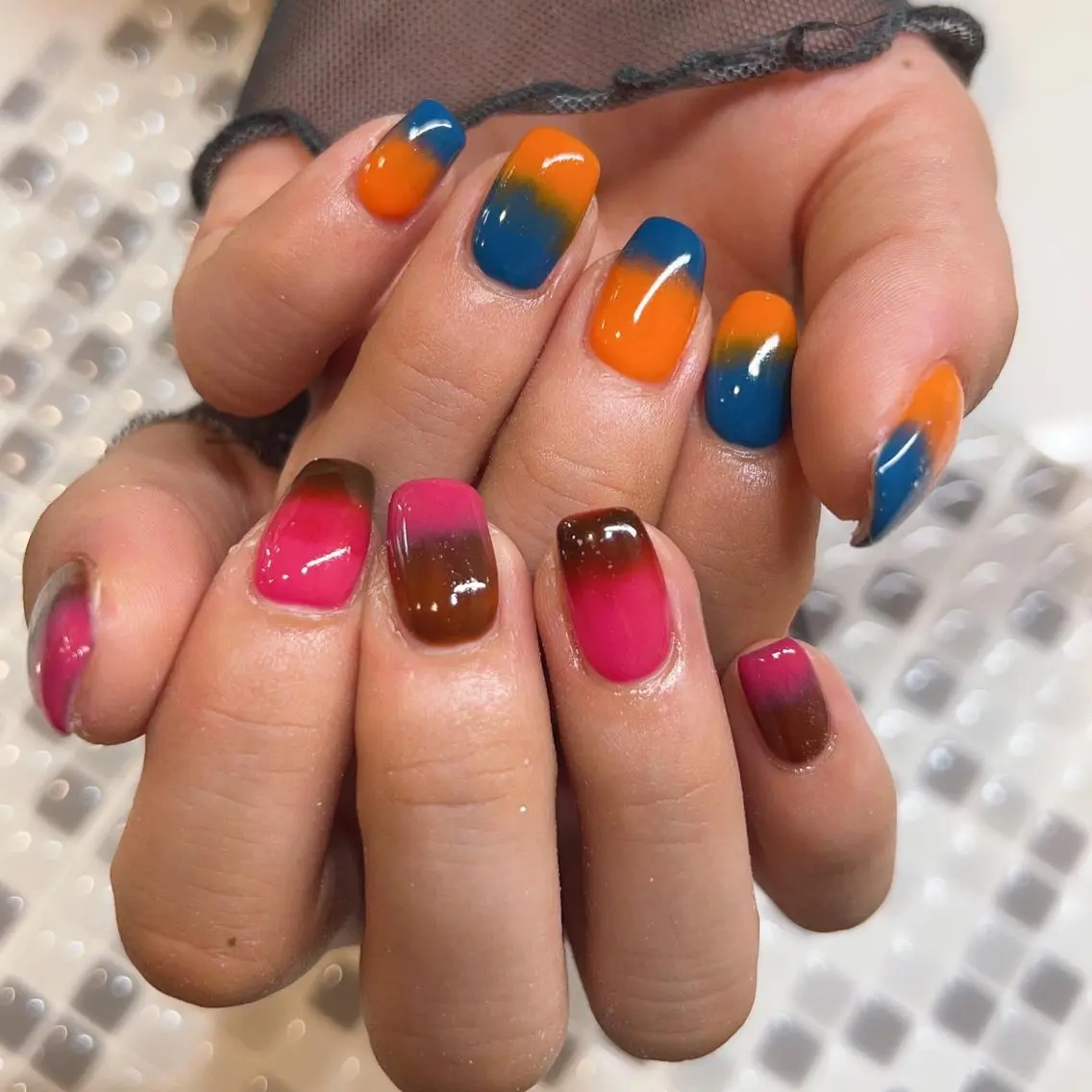ネイル グラデーション nailist yuiのネイルデザイン