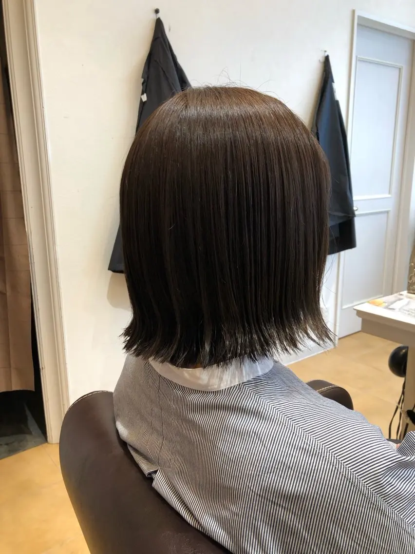 ショート カット ヘアカラー トリートメント 今中紗英 /奈良市/尼ヶ辻のヘアスタイル