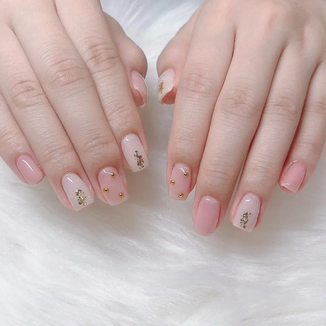 ネイル ピンク シンプルネイル ハンドネイル nail patio 新越谷 yukiのネイルデザイン