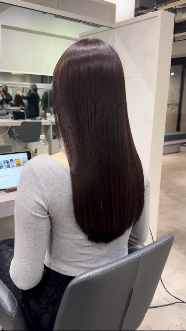 ロング ヘアカラー トリートメント 佐藤優晟/カラー/ 癖毛ショート/表参道のヘアスタイル