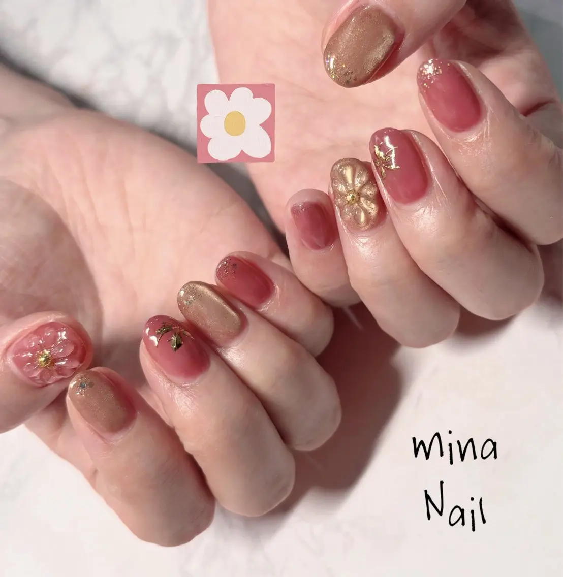 ネイル ぷっくりネイル mina Nailのネイルデザイン