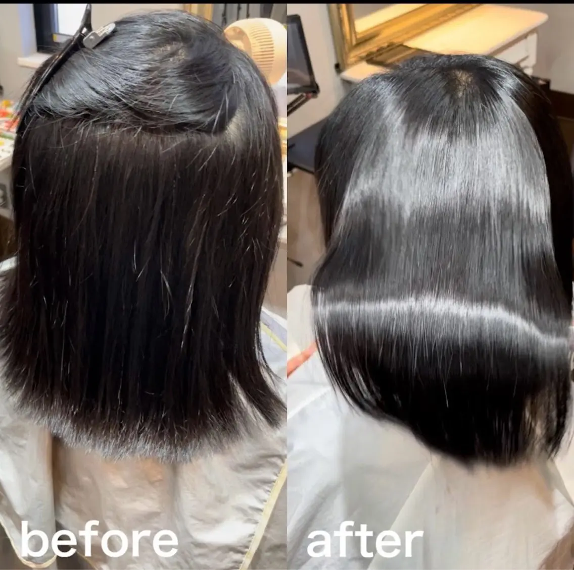 セミロング 川村 まさ子のヘアスタイル
