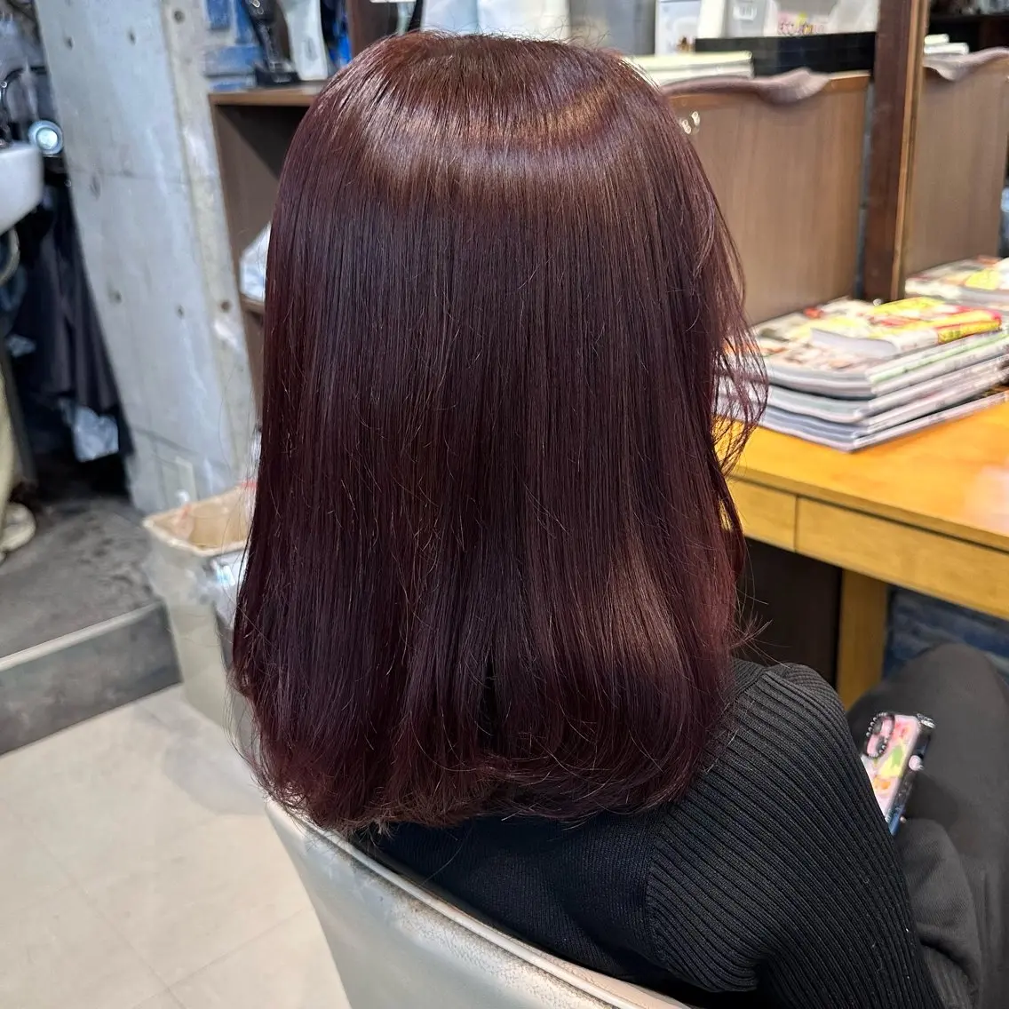 ミディアム カラー ヘアカラー Kaori / P’s 渋谷のヘアスタイル