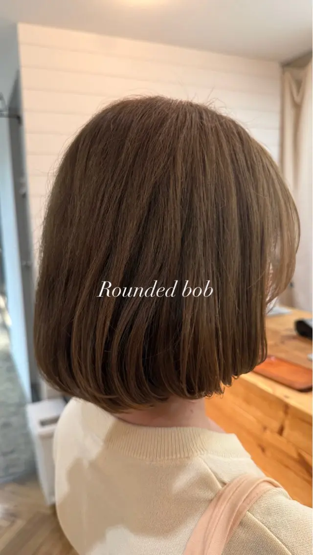 ショート カラー ヘアアレンジ 透明感カラー ボブ くびれヘア 顔まわりレイヤー 髪質改善 みなみ/韓国ボブ/ 韓国レイヤーのヘアスタイル