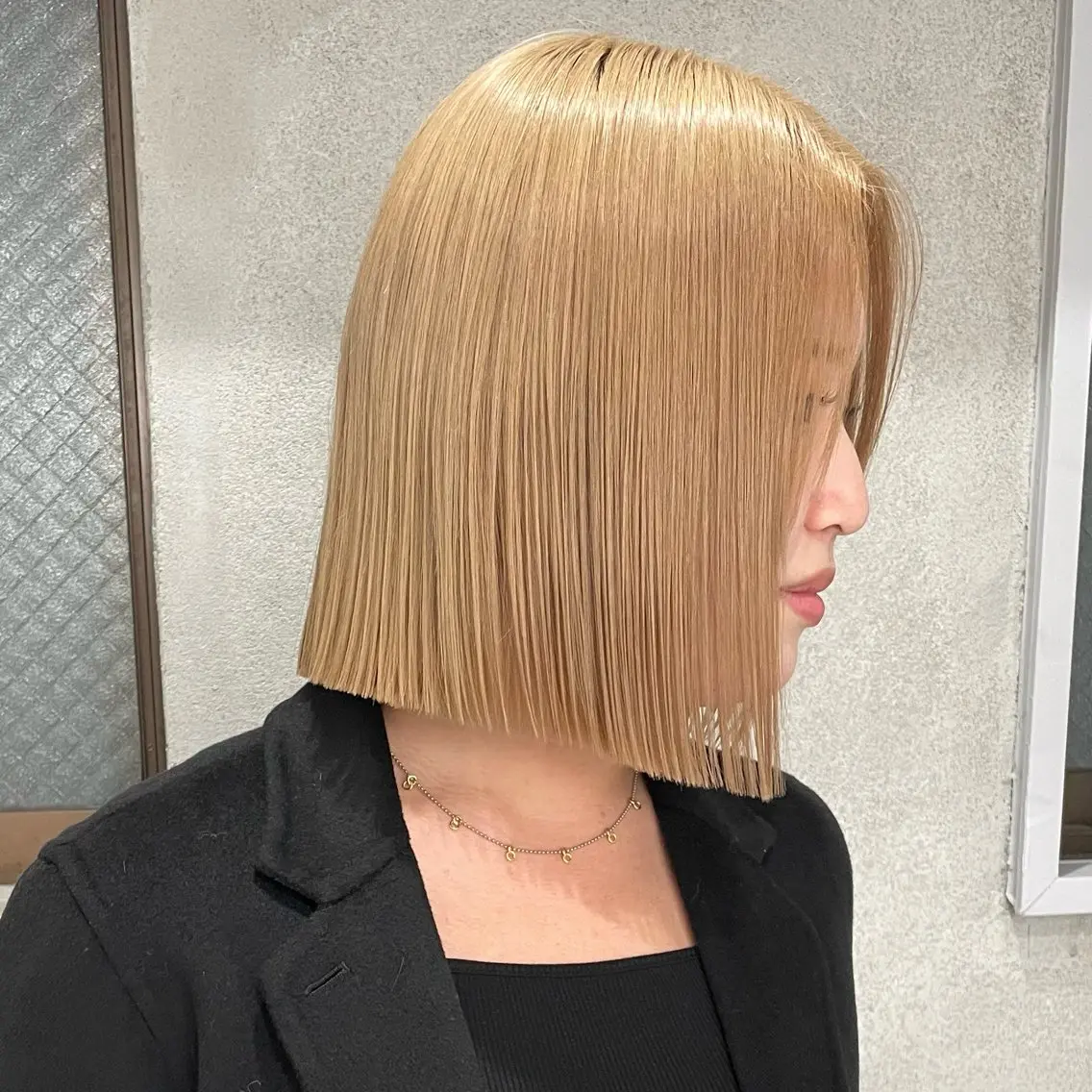 ショート カラー ブリーチ ボブ カット ヘアカラー ボブ/透明感カラー /AYUNAのヘアスタイル