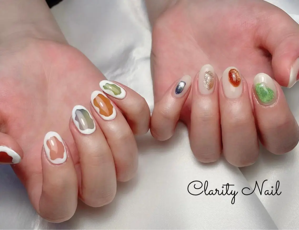 ネイル アートネイル 持ち込み ハンドネイル Clarity Nailのネイルデザイン