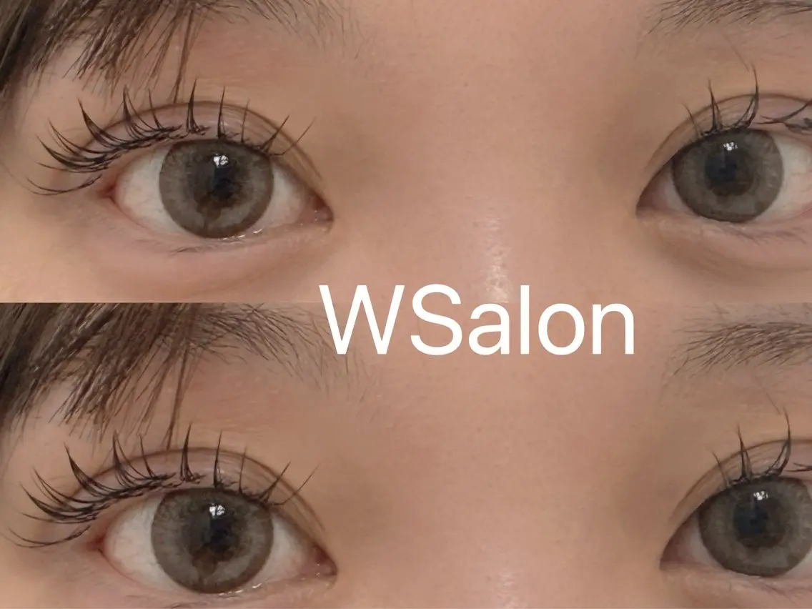 マツエク・マツパ 付け放題 バインドロック カラーマツエク フラットラッシュ 韓国風マツエク W Salon アイラッシュのマツエク・マツパデザイン