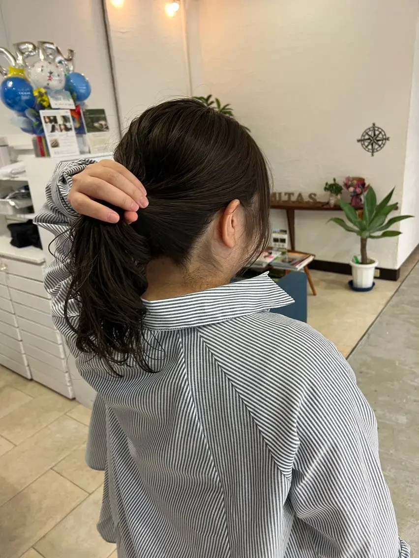 ミディアム 後藤 優瞳のヘアスタイル