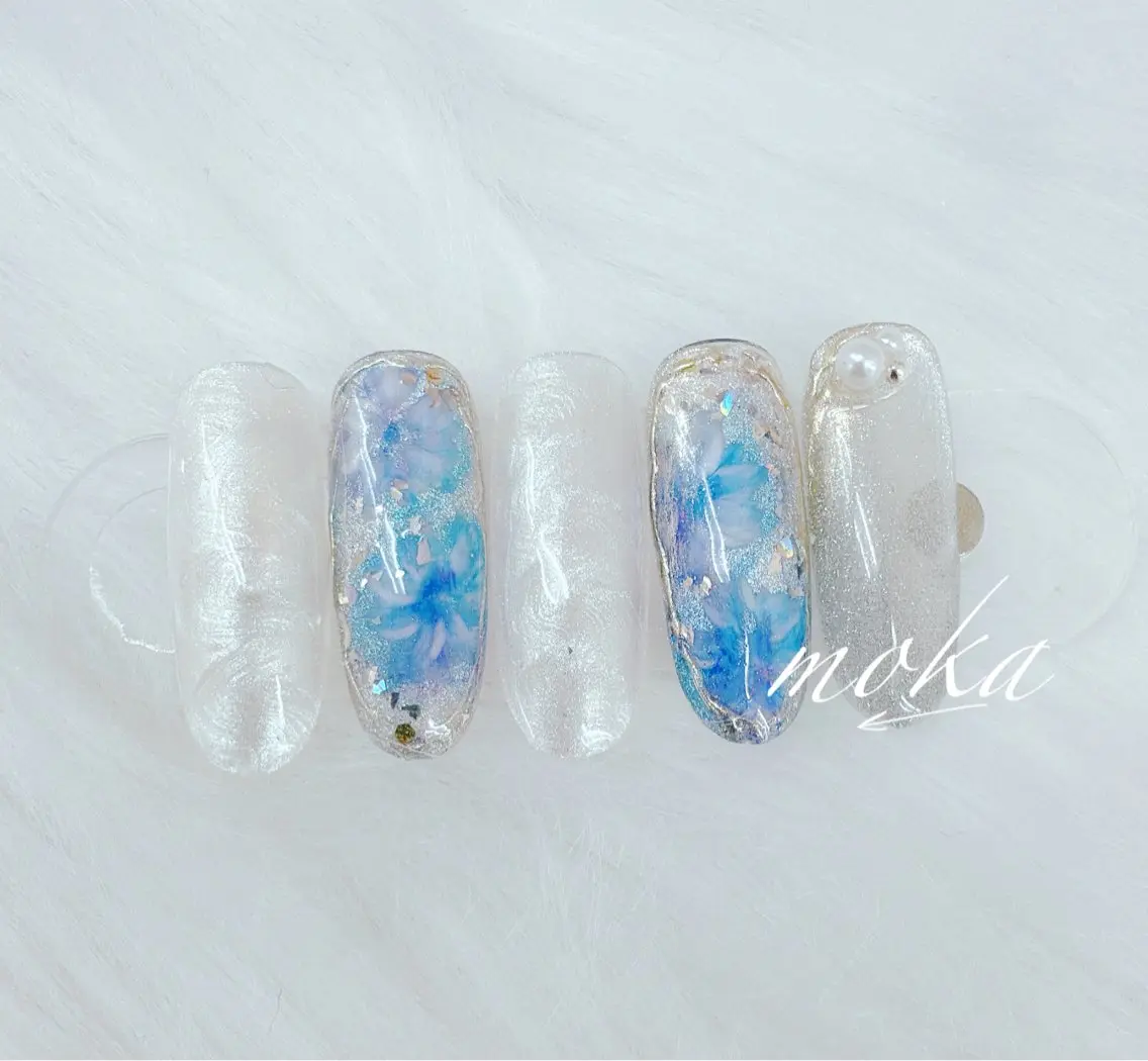 🍭トレンドコース🍭新規様ソフトジェルオフ無料💗整爪・ドライケア込み✨カラー変更OK🎨40種類から選べます🍬の写真