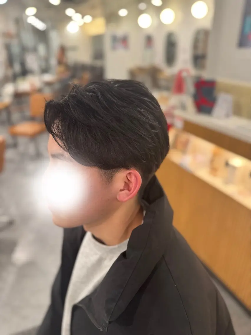 ショート パーマ メンズ フェザーパーマ メンズパーマ カット パーマ SHIAN 橋本 Daikiのヘアスタイル