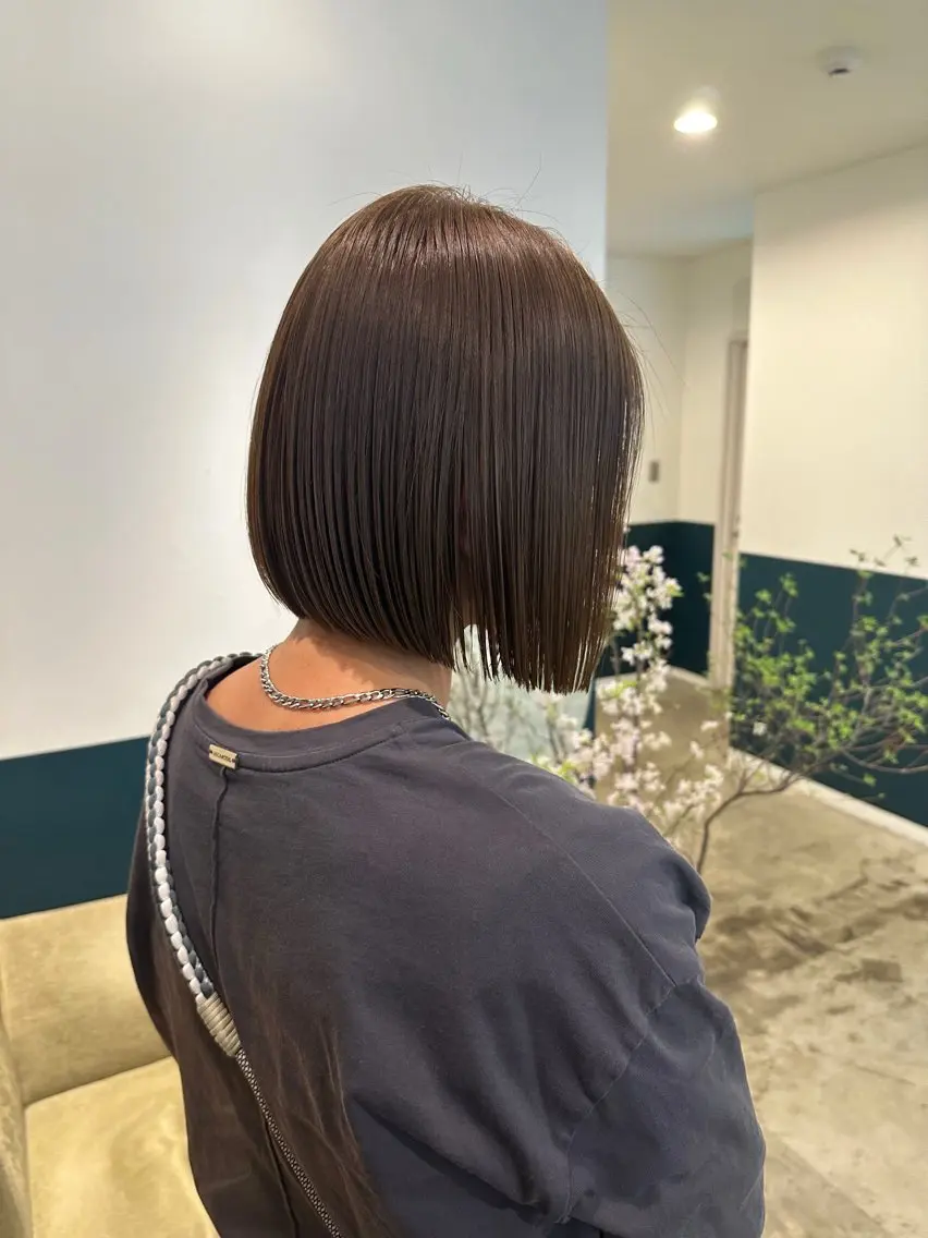 ショート ボブ カット ヘアカラー トリートメント ボブ特化美容師 /荒井悠葵のヘアスタイル
