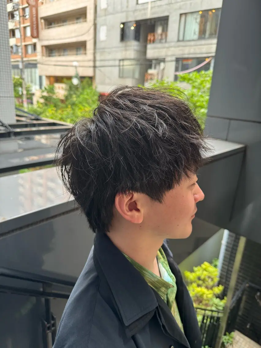 メンズ カット 河野 悠のヘアスタイル