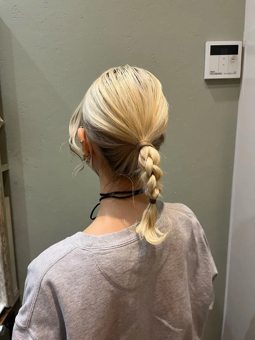 ミディアム ヘアアレンジ ramphy 柴原 夢奈のヘアスタイル