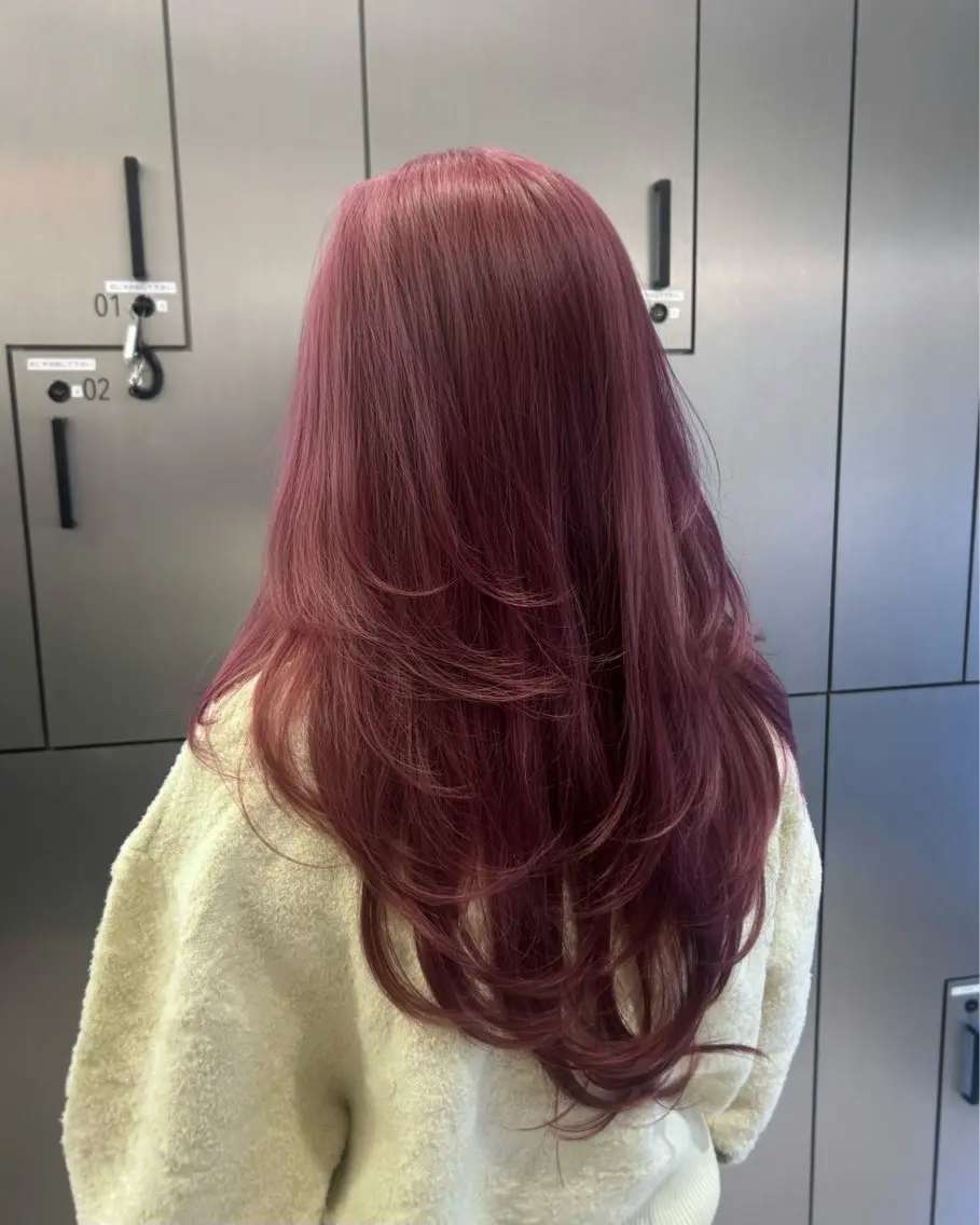 ロング レイヤーカット カット ヘアカラー トリートメント 大人レイヤー/艶美髪 🇺🇸TOMONAのヘアスタイル