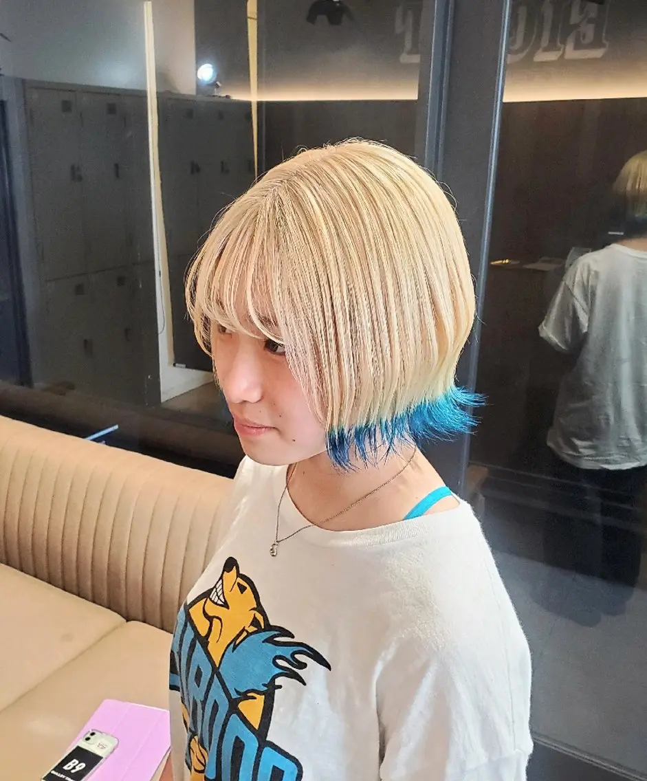 ミディアム カット ヘアカラー トリートメント ✨本日空きあります✨ 遠田コウヘイ🌟のヘアスタイル