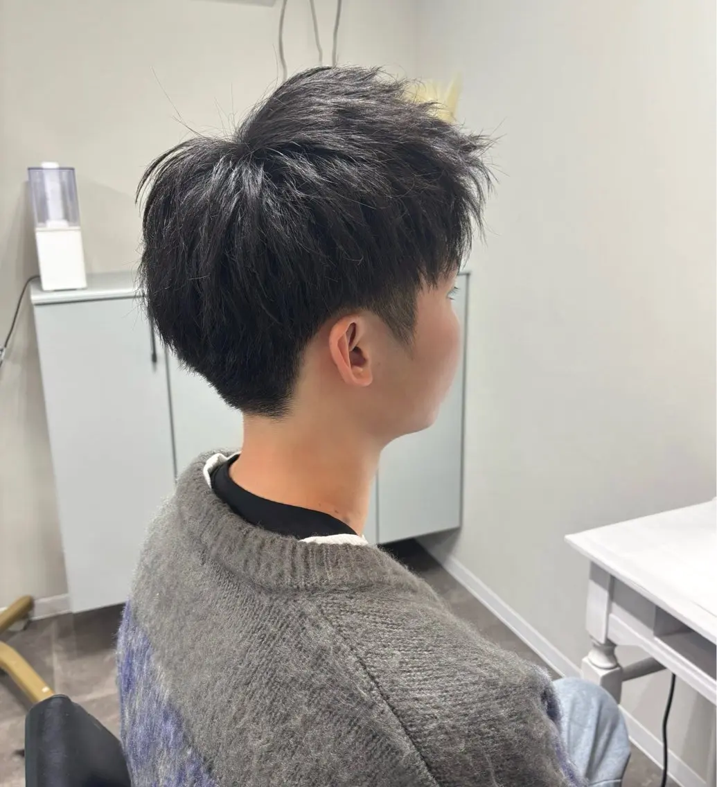 ショート メンズ ブリーチカラー🎀 エクステmiinaのヘアスタイル