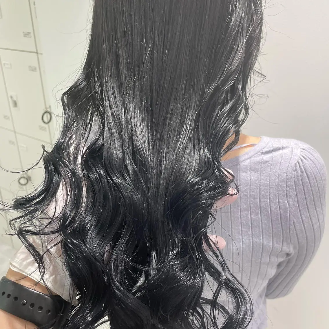 セミロング カラー パーマ ヘアアレンジ ネイル マツエク・マツパ 韓国風ベージュ🤎 赤みなし🌿横浜🤎のヘアスタイル