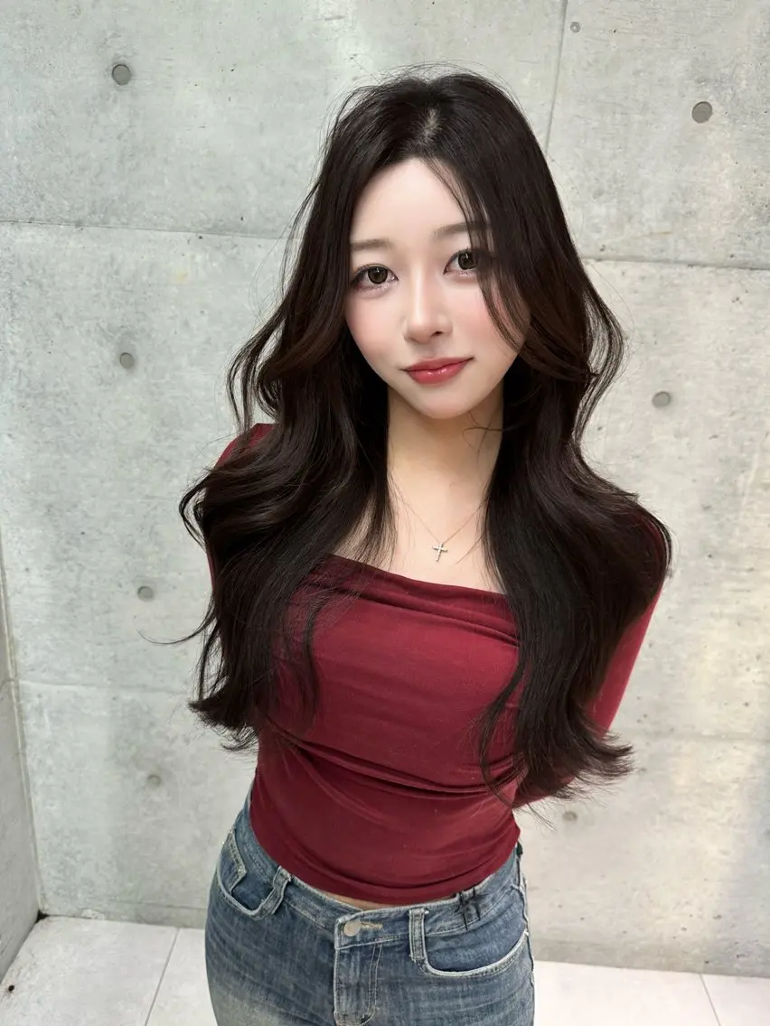 セミロング カラー カット ヘアカラー トリートメント 《髪質改善✖️オリー ブ🧸》小嶋拓也のヘアスタイル